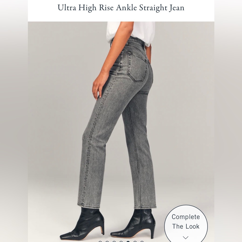 Abercrombie Ultra High Rise Straight Jean pants | Size 24W